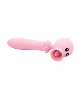 Natalie039s Toy Box Lick n039 Stick Clit Flicker amp GSpot Vibe Pink