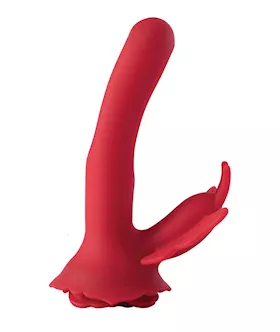 Layla Rosy Butterfly Clit Stimulator Flapping GSpot Vibrator Red