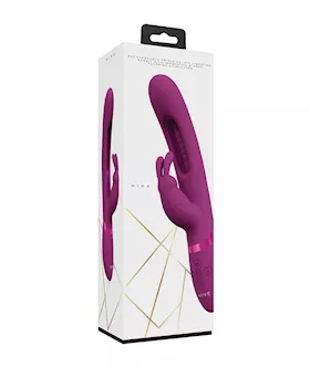 Shots Vive Mika Flapping Tongue Rabbit Vibrator Pink