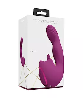 Shots Yumi Triple Action GSpot Vibrator amp Stimulator Pink
