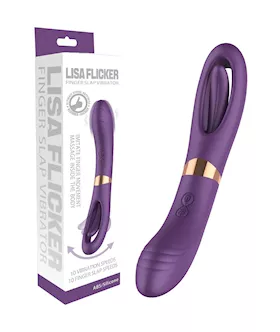 Lisa Flicking GSpot Vibrator Purple
