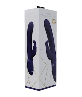 Shots Vive Mika Flapping Tongue Rabbit Vibrator Purple