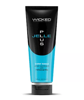 Wicked Sensual Care Jelle Plus Water Based Anal Lubricant with Relaxants 8 oz