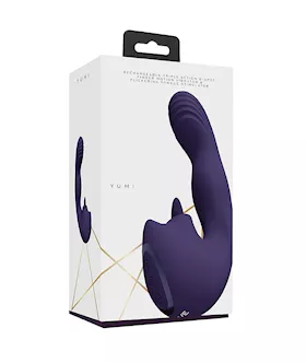 Shots Yumi Triple Action GSpot Vibrator amp Stimulator Purple