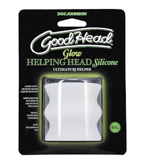 GoodHead Silicone Glow Helping Head  Frost