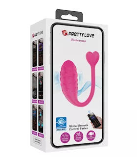 Pretty Love Fisherman Vibrating Egg Hot Pink