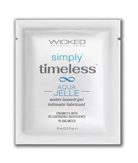 Wicked Sensual Care Simply Timeless Jelle Water Based Lubricant  2 oz