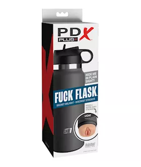 PDX Plus Fuck Flask Secret Delight Stroker  LightGrey
