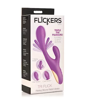 Inmi TriFlick Flicking Rabbit Vibrator Purple