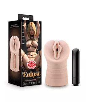 Blush EnLust Pussy Stroker wVibrating Bullet Destini
