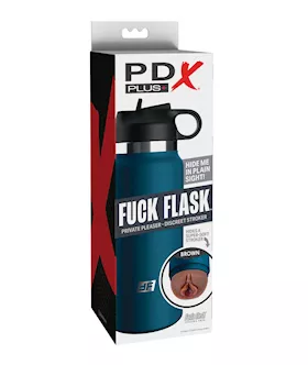 PDX Plus Fuck Flask Private Pleaser Stroker  BrownBlue