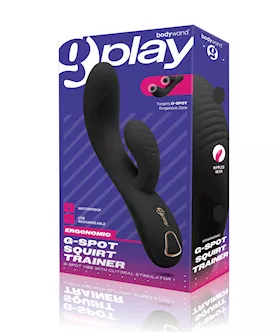 XGen Bodywand GPlay Ergonomic GSpot Squirt Trainer Black