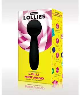 Bodywand Lolli Mini Wand Vibrator Black
