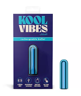 Blush Kool Vibes Mini Rechargeable Bullet Blueberry
