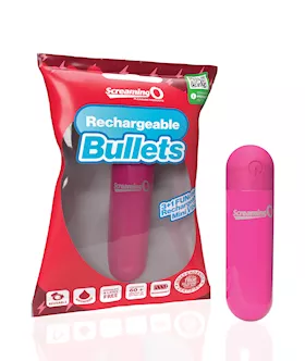 Screaming O Rechargeable Bullets Pink