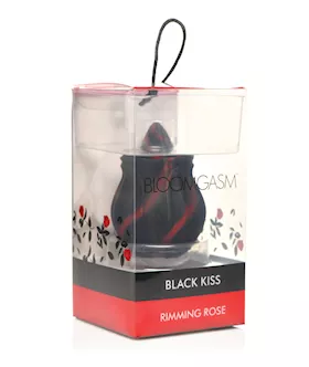 Bloomgasm The Rose Fondle 10X Massaging Clit Stimulator Black