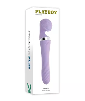 Playboy Pleasure Vibrato Wand Vibrator Lilac