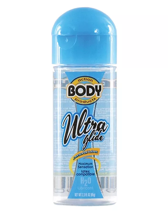 Body Action Ultra Glide Water Based Lubricant - 2.3 oz Bottle