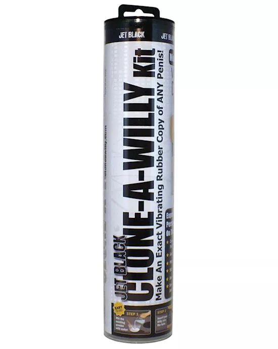 Clone-a-willy Kit Vibrating - Jet Black