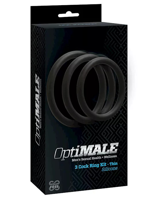 OptiMale C Ring Kit Thin - Black