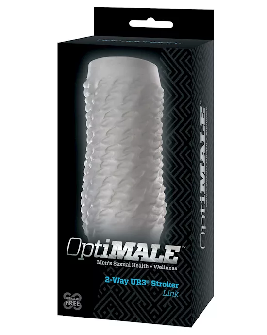 OptiMale 2 Way Strokers  Link- Clear
