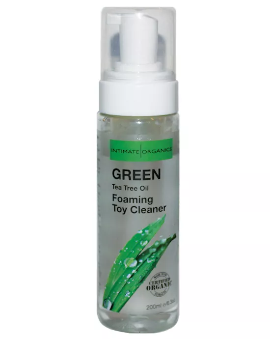 Intimate Earth Foaming Toy Cleaner - 200 Ml Green Tea Tree Oil