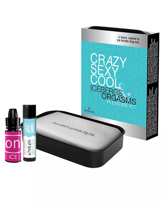 Sensuva Crazy Sexy Cool Icebergs & Orgasms Pleasure Kit