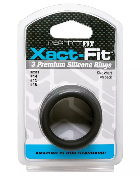Perfect Fit Xact Fit 3 Ring Kit S/m - Black