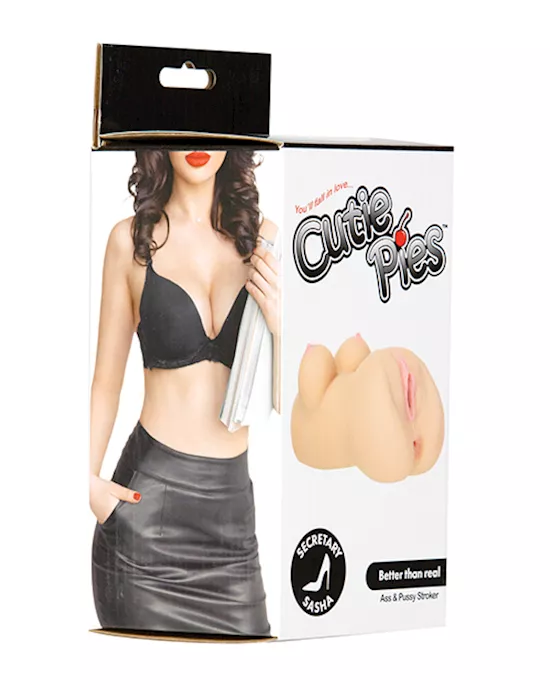 Cutie Pies Secretary Sasha Ass & Pussy Stroker