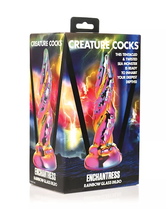 Creature Cocks Enchantress Rainbow Glass Dildo